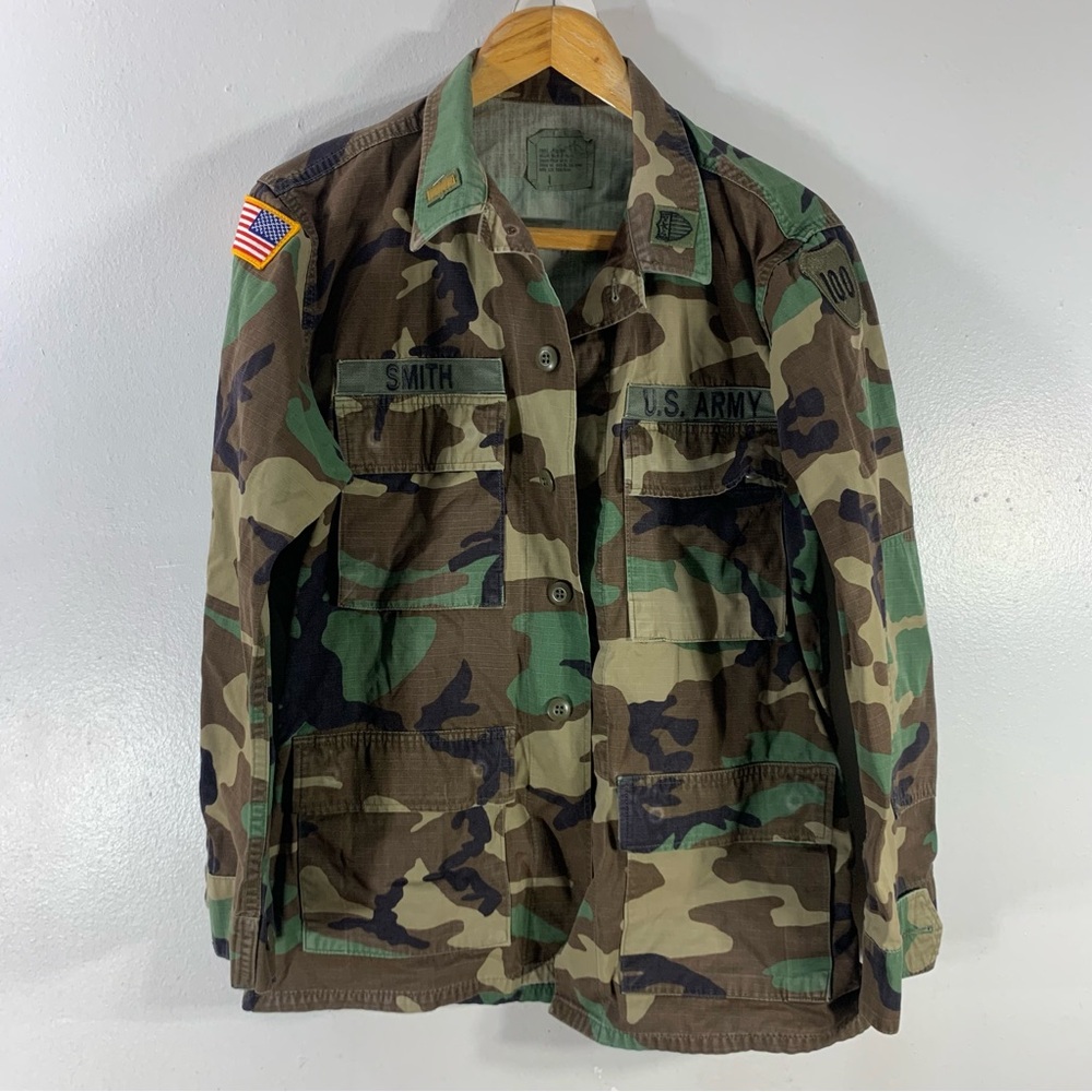 Authentic US army camouflage combat shirt long sleeve